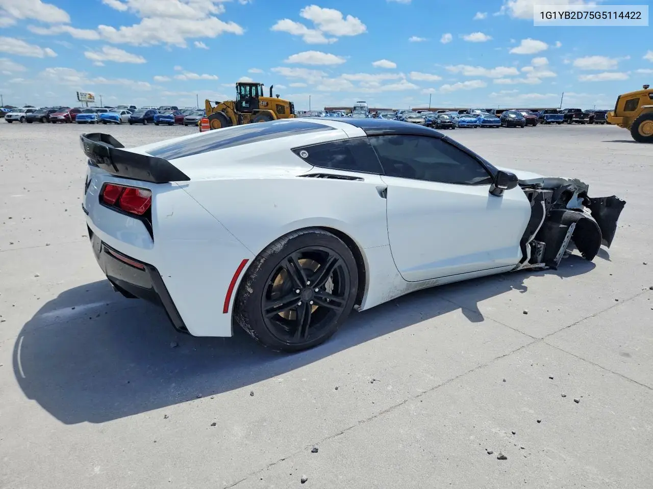 2016 Chevrolet Corvette Stingray 1Lt VIN: 1G1YB2D75G5114422 Lot: 56745866