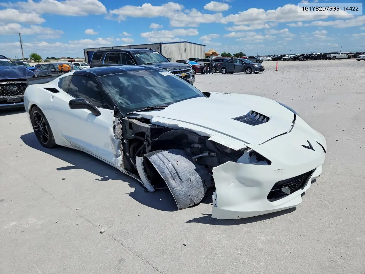 2016 Chevrolet Corvette Stingray 1Lt VIN: 1G1YB2D75G5114422 Lot: 56745866