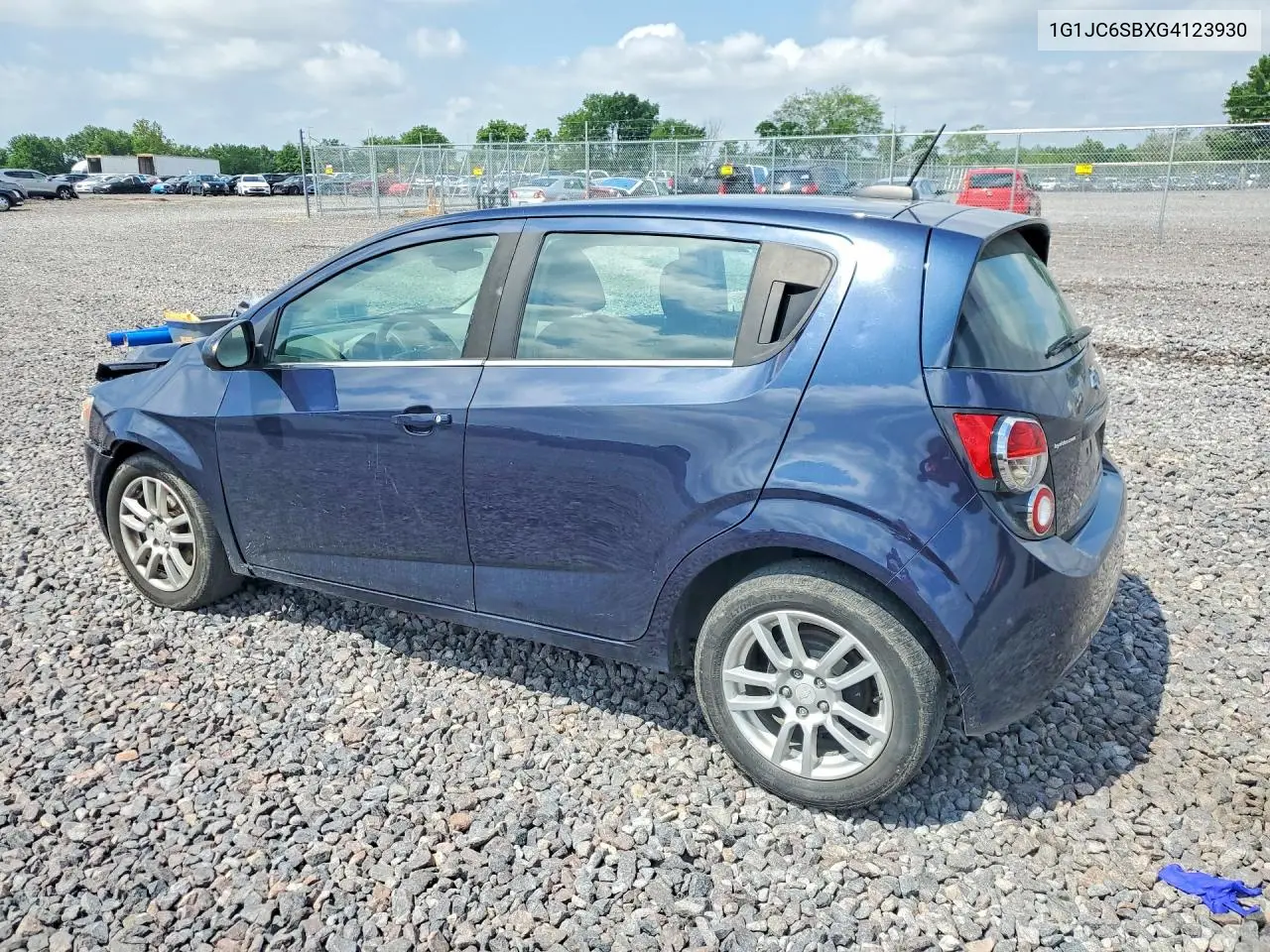 2016 Chevrolet Sonic Lt VIN: 1G1JC6SBXG4123930 Lot: 56829876