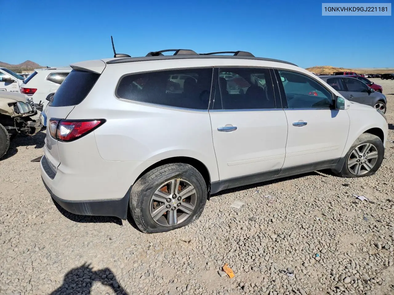 2016 Chevrolet Traverse Lt VIN: 1GNKVHKD9GJ221181 Lot: 56859986