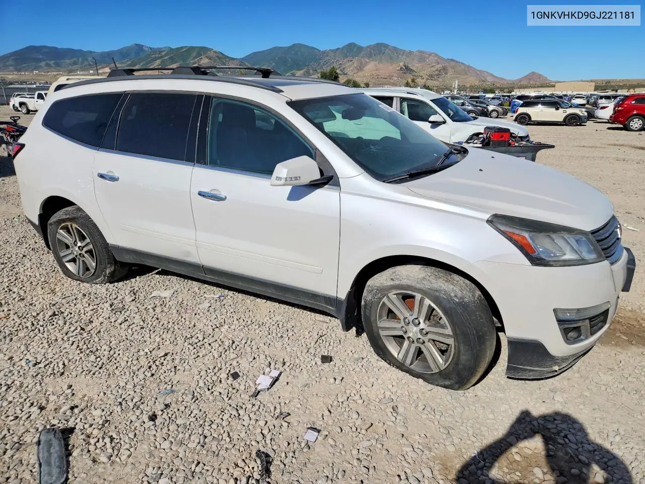 2016 Chevrolet Traverse Lt VIN: 1GNKVHKD9GJ221181 Lot: 56859986