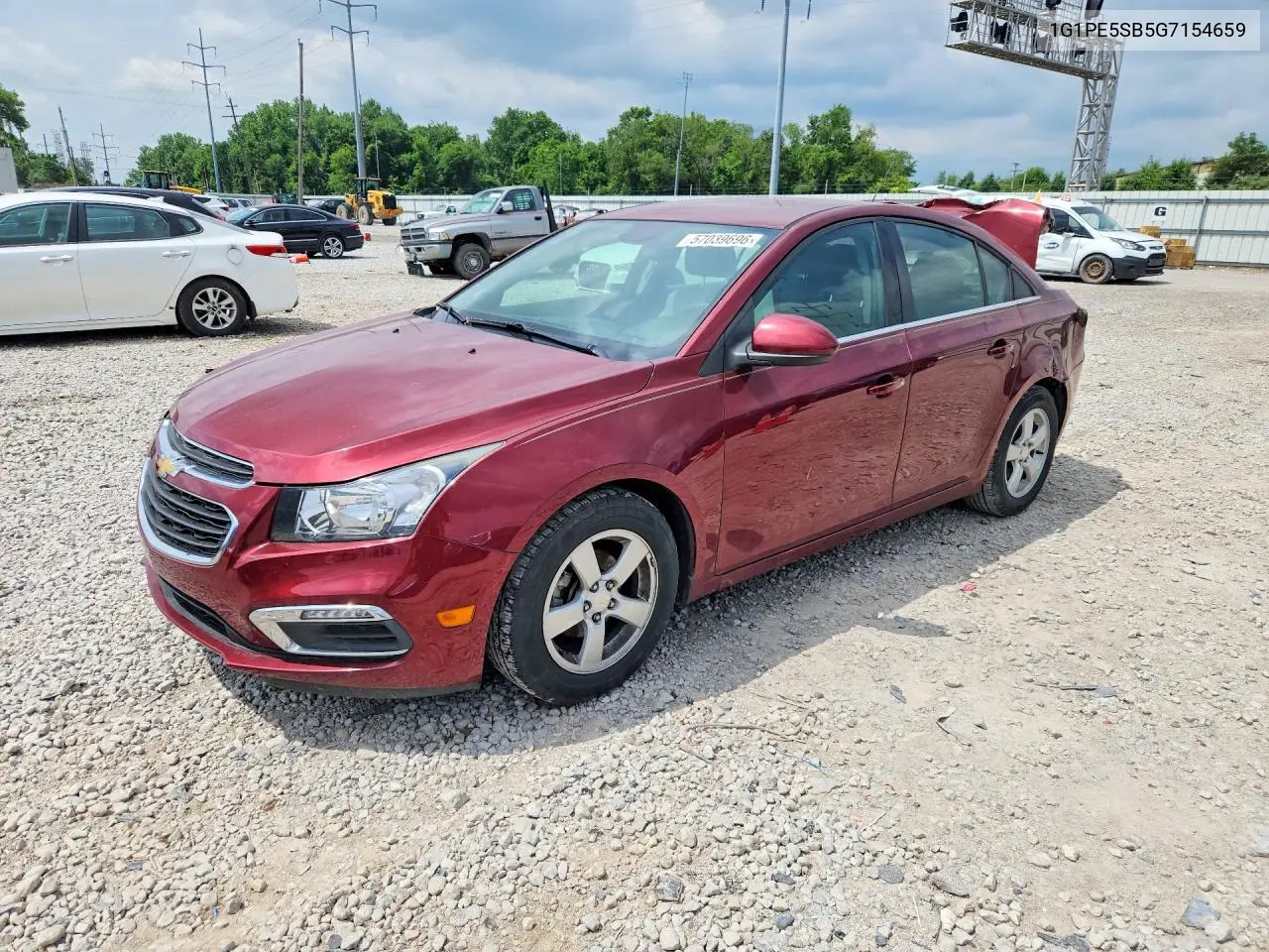 2016 Chevrolet Cruze Limited Lt VIN: 1G1PE5SB5G7154659 Lot: 57039696