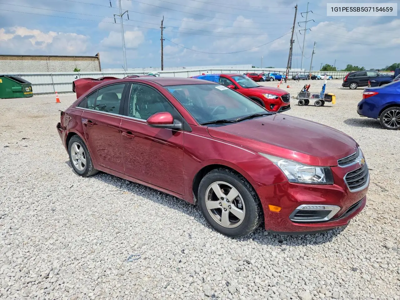 2016 Chevrolet Cruze Limited Lt VIN: 1G1PE5SB5G7154659 Lot: 57039696