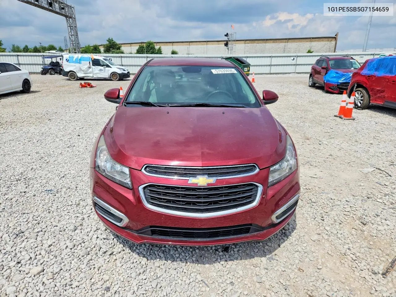 2016 Chevrolet Cruze Limited Lt VIN: 1G1PE5SB5G7154659 Lot: 57039696