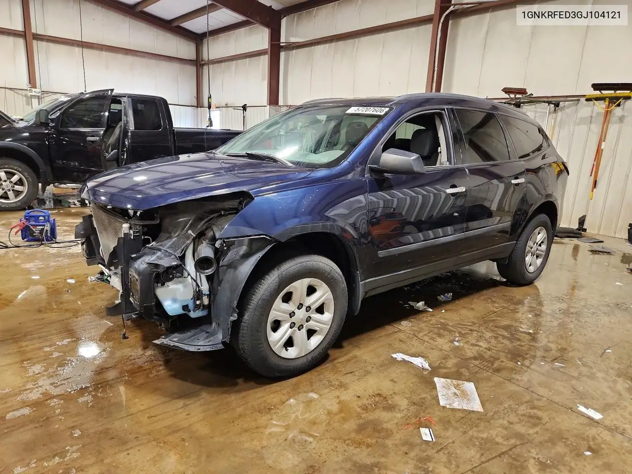 2016 Chevrolet Traverse Ls VIN: 1GNKRFED3GJ104121 Lot: 57207606