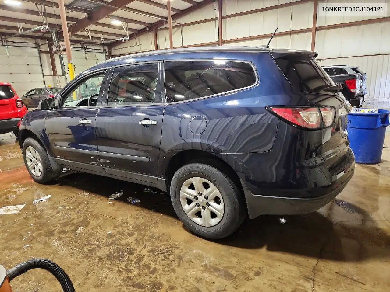 2016 Chevrolet Traverse Ls VIN: 1GNKRFED3GJ104121 Lot: 57207606