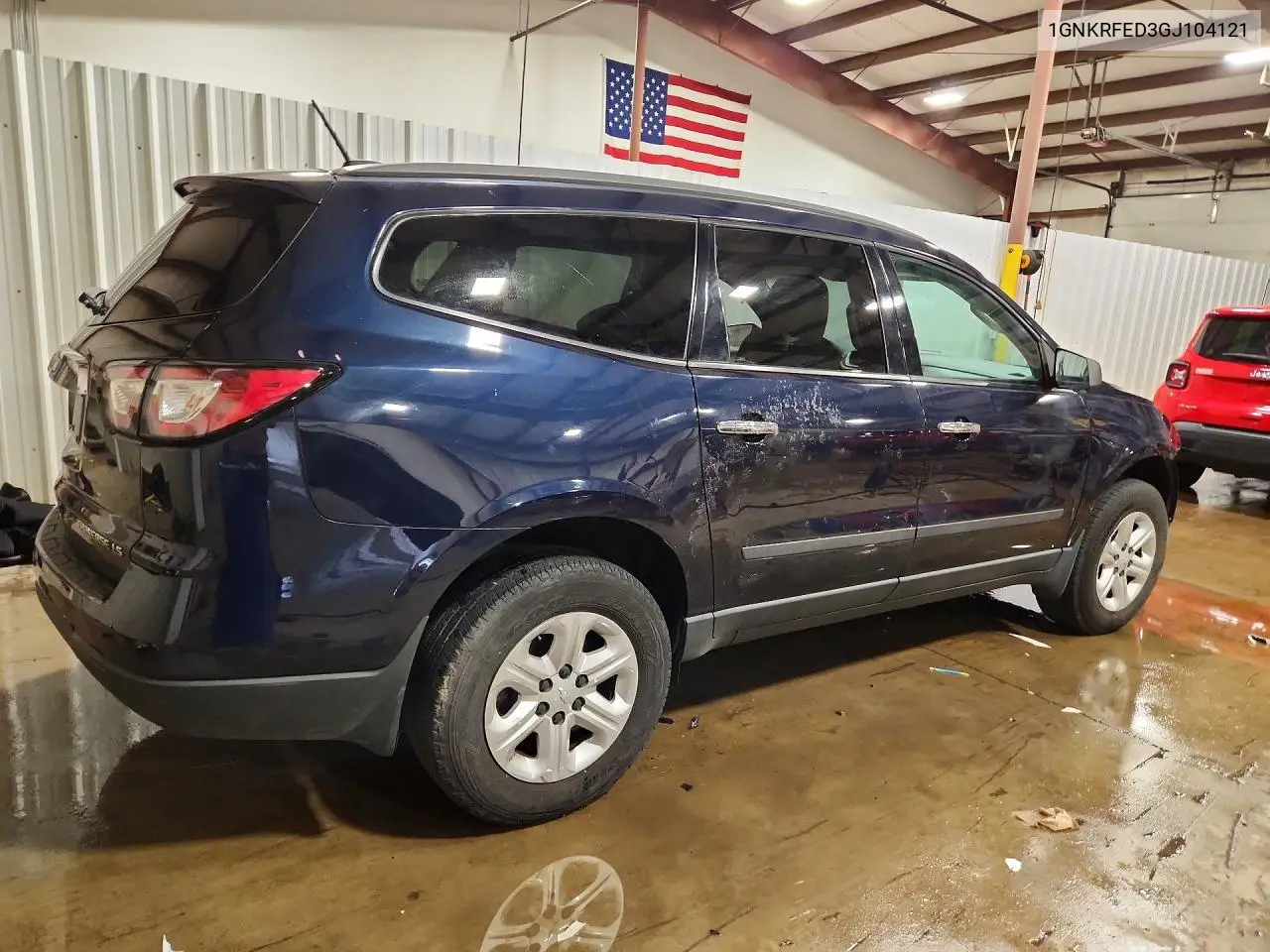 2016 Chevrolet Traverse Ls VIN: 1GNKRFED3GJ104121 Lot: 57207606