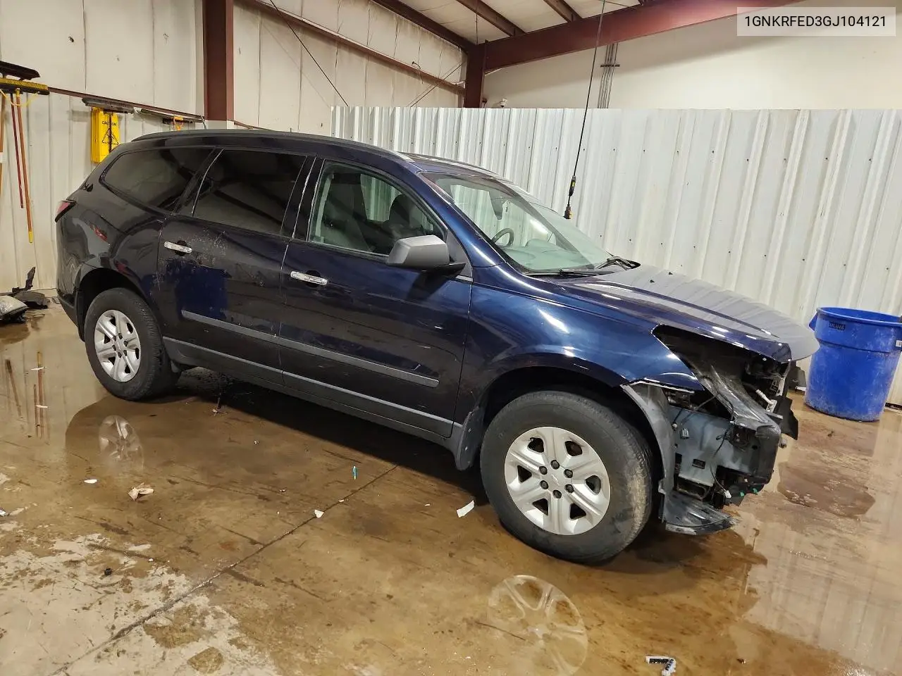 2016 Chevrolet Traverse Ls VIN: 1GNKRFED3GJ104121 Lot: 57207606