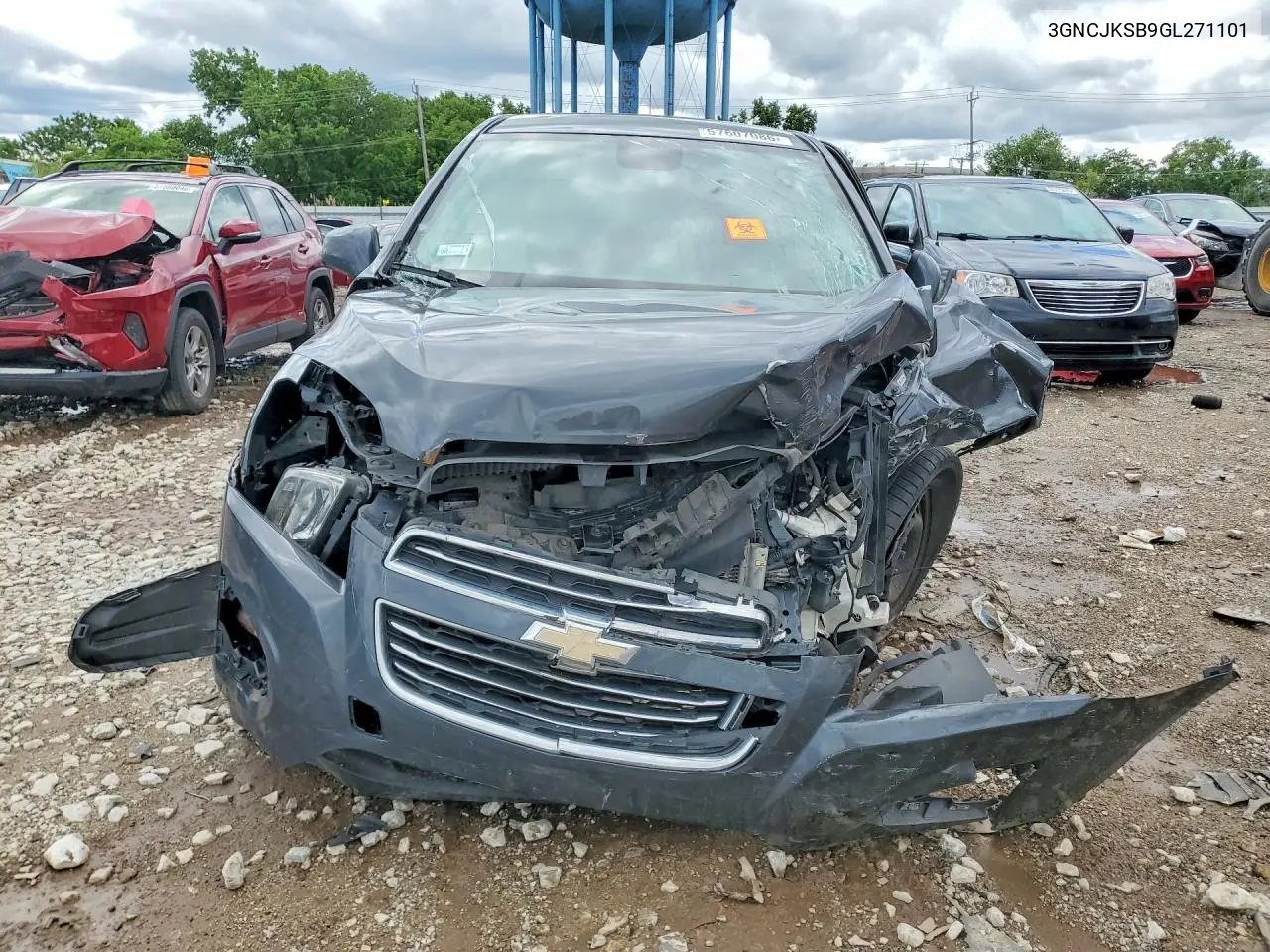 2016 Chevrolet Trax Ls VIN: 3GNCJKSB9GL271101 Lot: 57607086