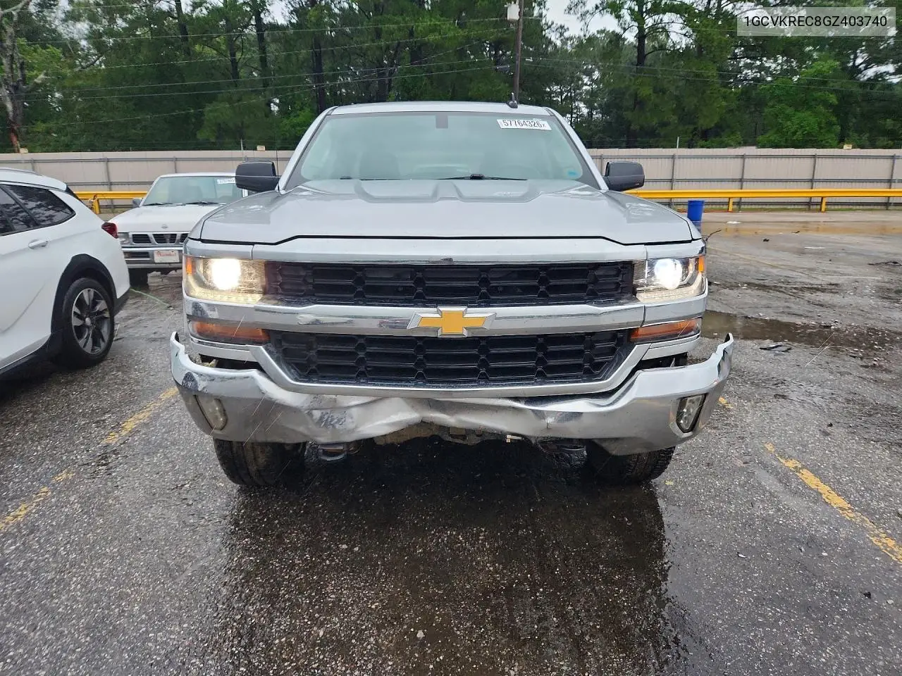 2016 Chevrolet Silverado K1500 Lt VIN: 1GCVKREC8GZ403740 Lot: 57764326