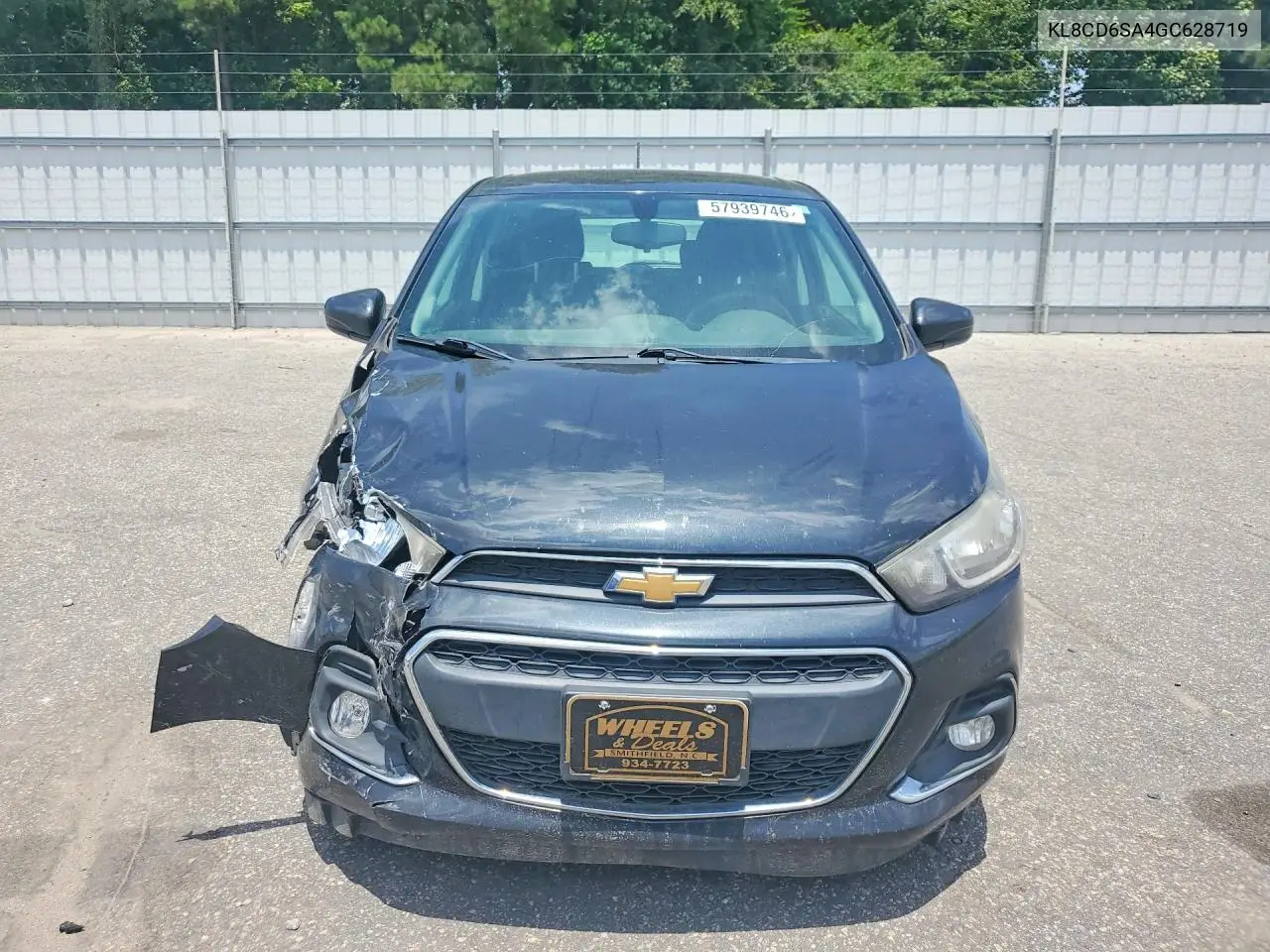 2016 Chevrolet Spark 1Lt VIN: KL8CD6SA4GC628719 Lot: 57939746