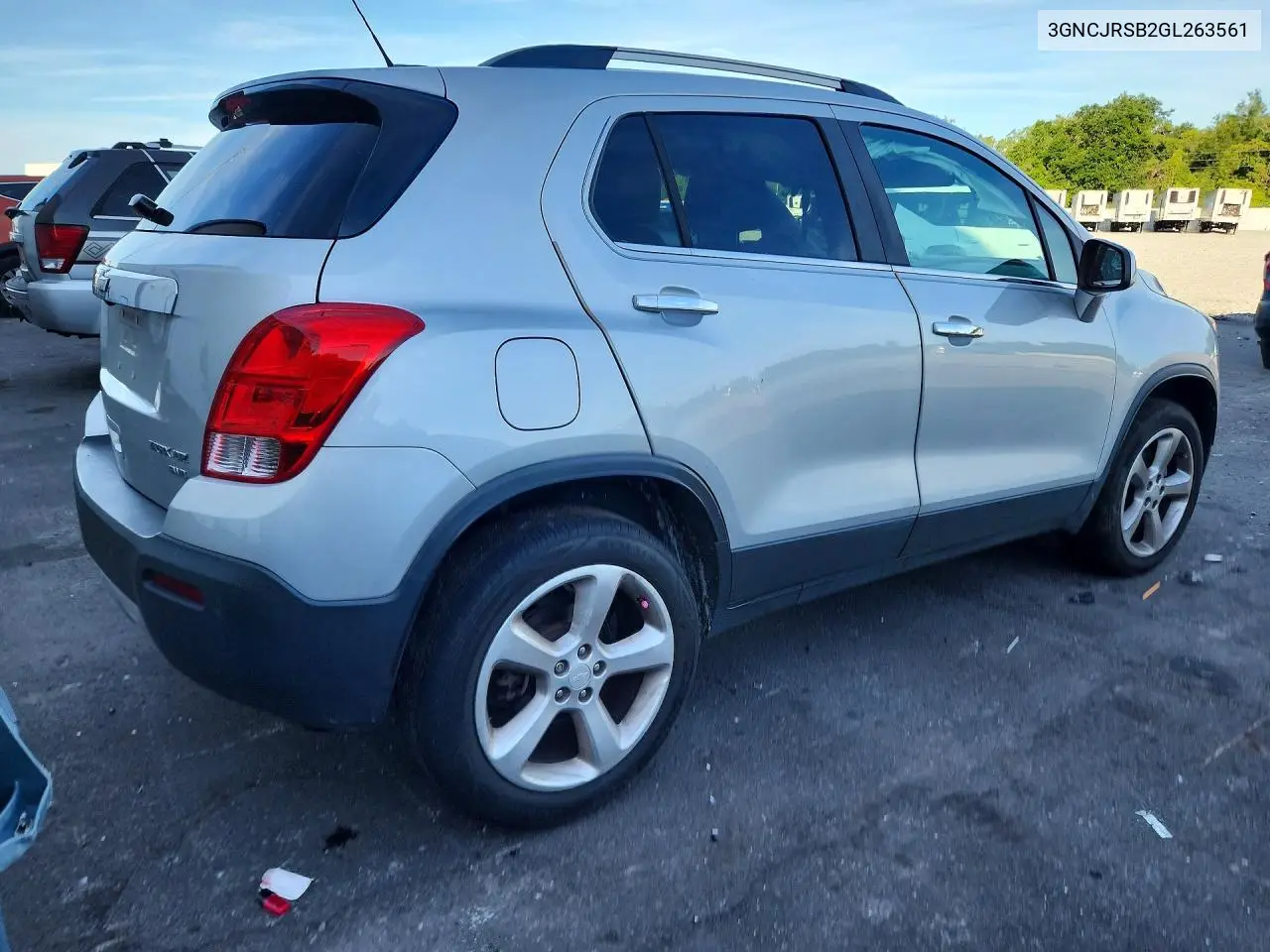 2016 Chevrolet Trax Ltz VIN: 3GNCJRSB2GL263561 Lot: 57975756