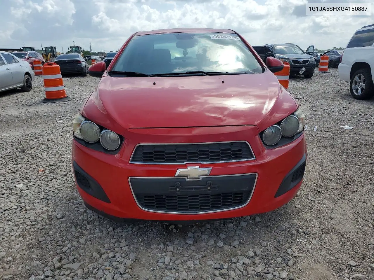 2016 Chevrolet Sonic Ls VIN: 1G1JA5SHXG4150887 Lot: 58389196