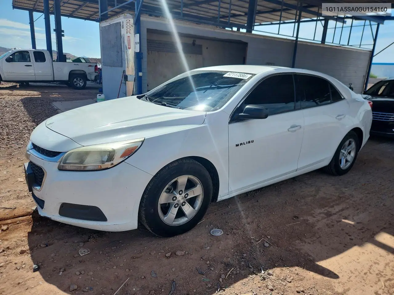 2016 Chevrolet Malibu Limited Ls VIN: 1G11A5SA0GU154160 Lot: 62117886