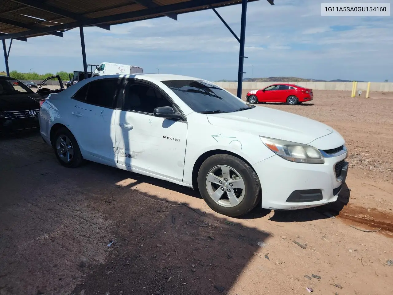 2016 Chevrolet Malibu Limited Ls VIN: 1G11A5SA0GU154160 Lot: 62117886