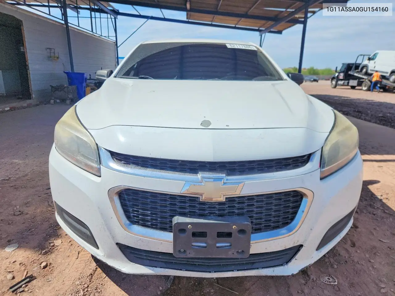 2016 Chevrolet Malibu Limited Ls VIN: 1G11A5SA0GU154160 Lot: 62117886