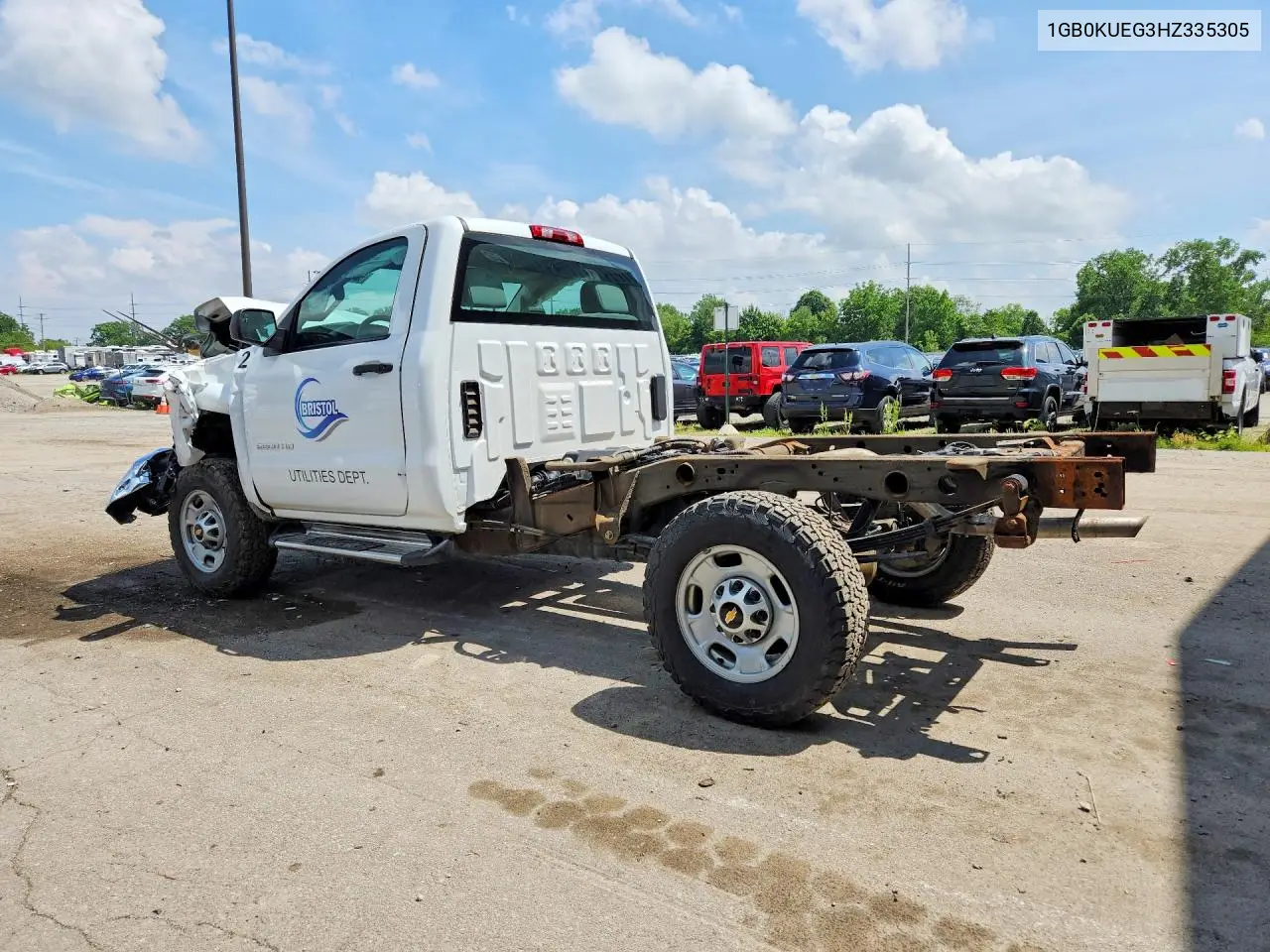 2017 Chevrolet Silverado K2500 Cab & Chassis VIN: 1GB0KUEG3HZ335305 Lot: 52716346