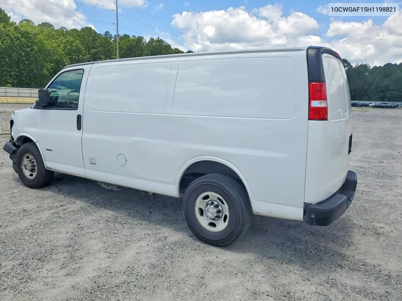 2017 Chevrolet Express G2500 VIN: 1GCWGAF15H1198821 Lot: 55097126