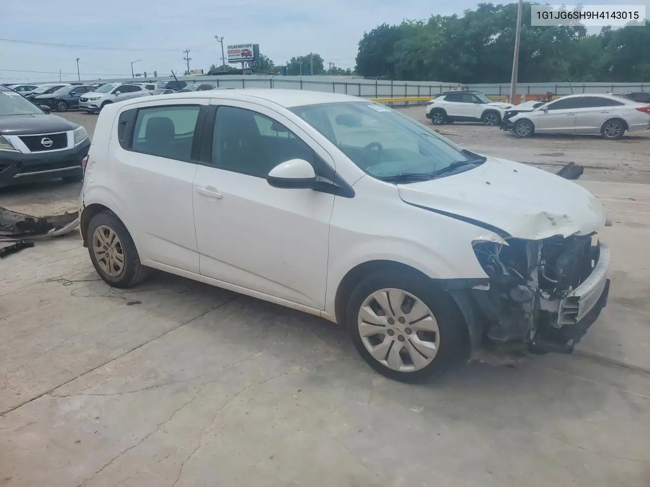 2017 Chevrolet Sonic VIN: 1G1JG6SH9H4143015 Lot: 55735556