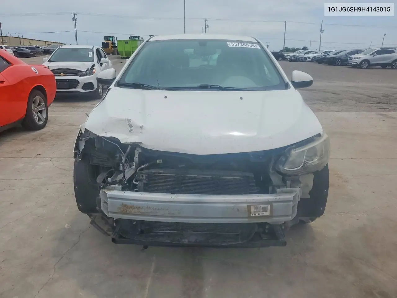 2017 Chevrolet Sonic VIN: 1G1JG6SH9H4143015 Lot: 55735556