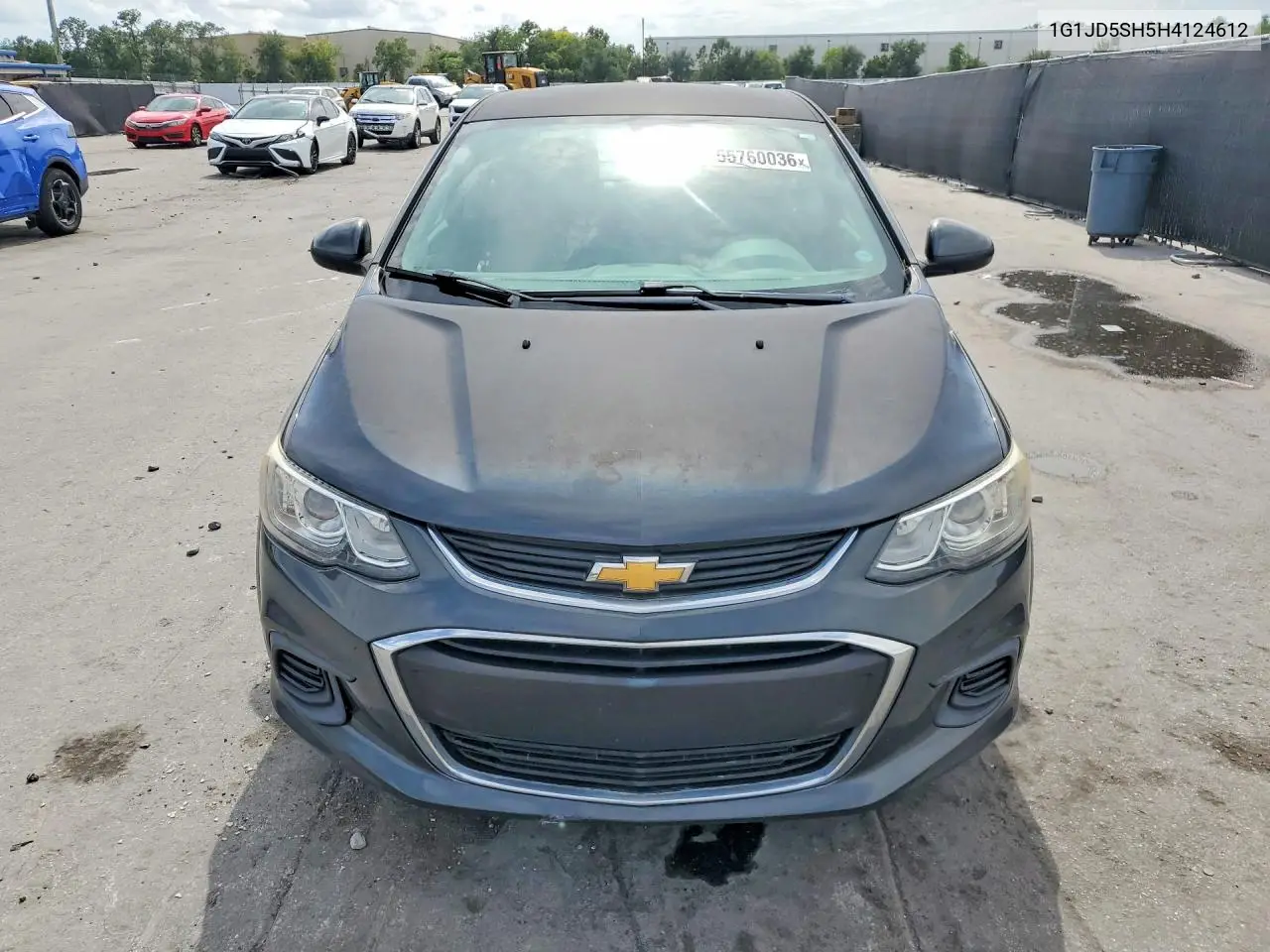 2017 Chevrolet Sonic Lt VIN: 1G1JD5SH5H4124612 Lot: 55760036