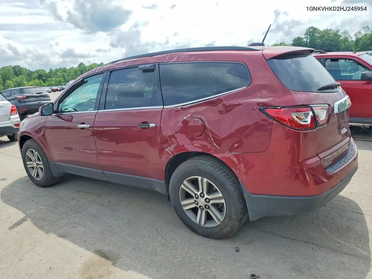 2017 Chevrolet Traverse Lt VIN: 1GNKVHKD2HJ245954 Lot: 55855836