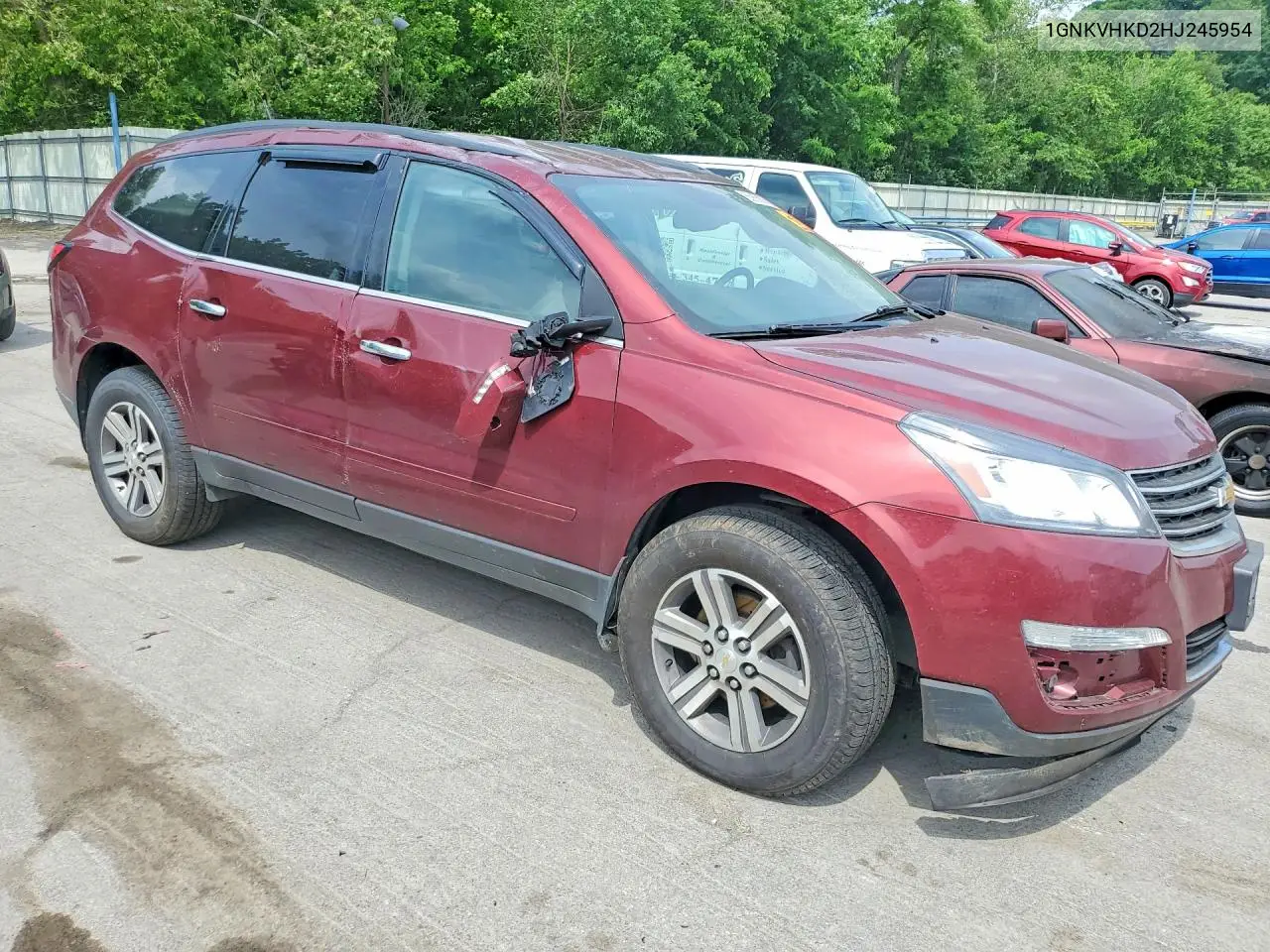 2017 Chevrolet Traverse Lt VIN: 1GNKVHKD2HJ245954 Lot: 55855836