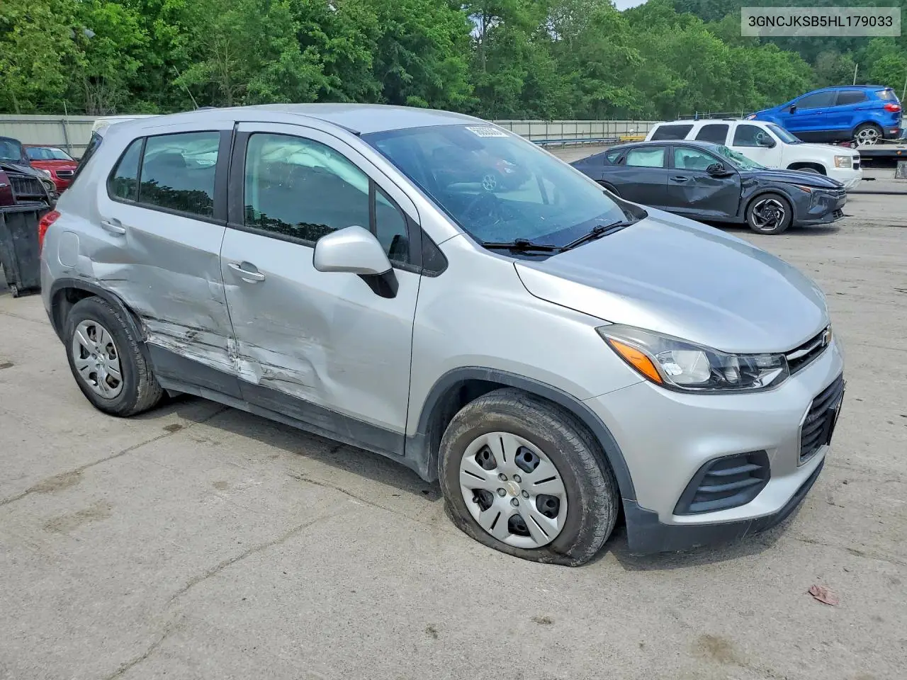 2017 Chevrolet Trax Ls VIN: 3GNCJKSB5HL179033 Lot: 56036306