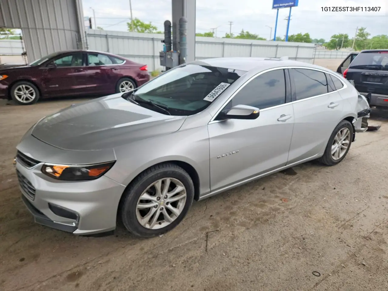 2017 Chevrolet Malibu Lt VIN: 1G1ZE5ST3HF113407 Lot: 56647606