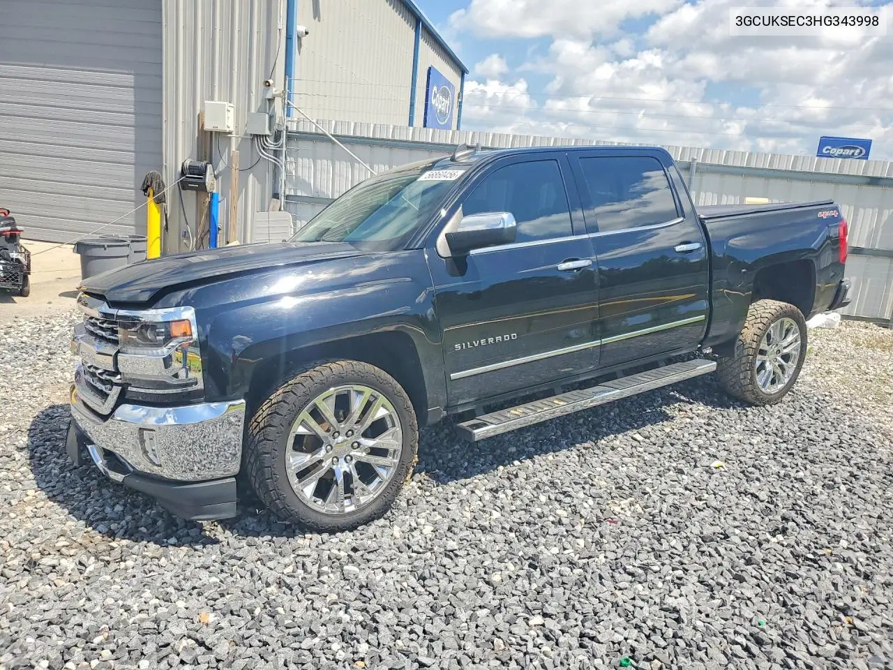 2017 Chevrolet Silverado K1500 Ltz VIN: 3GCUKSEC3HG343998 Lot: 56860456