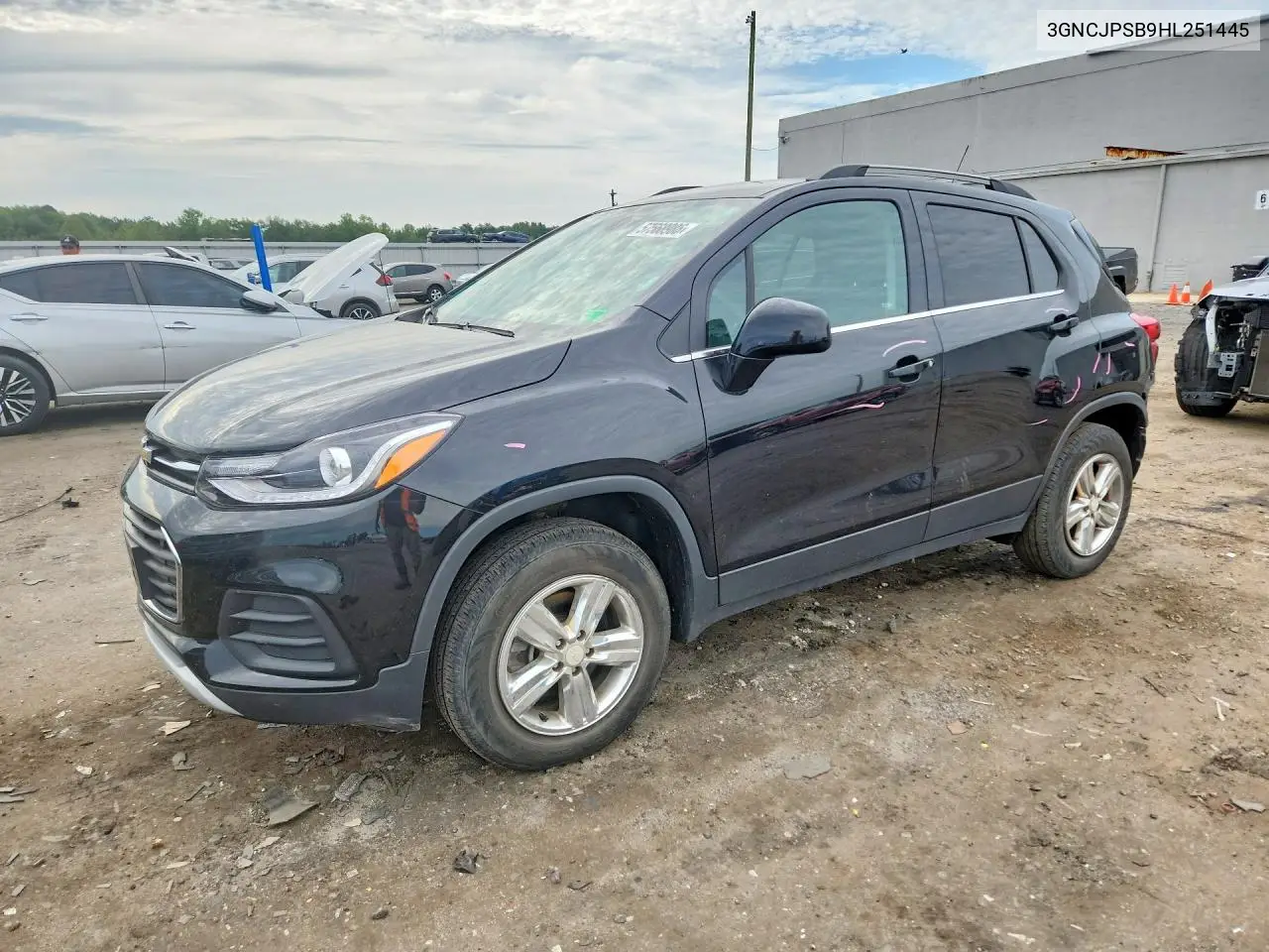 2017 Chevrolet Trax 1Lt VIN: 3GNCJPSB9HL251445 Lot: 57568986