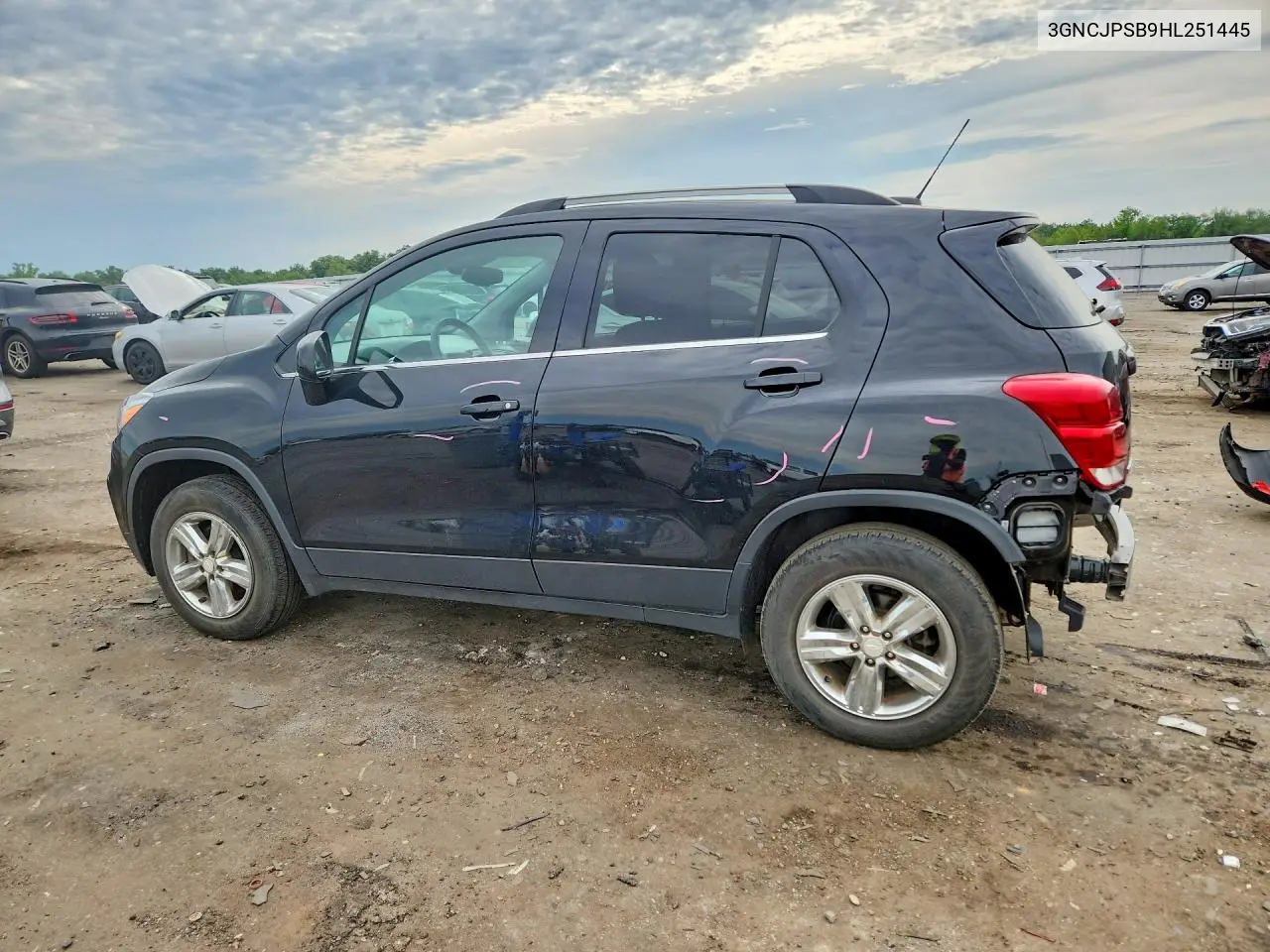 2017 Chevrolet Trax 1Lt VIN: 3GNCJPSB9HL251445 Lot: 57568986