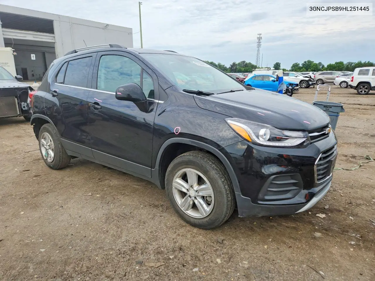 2017 Chevrolet Trax 1Lt VIN: 3GNCJPSB9HL251445 Lot: 57568986