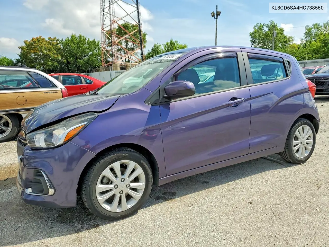 2017 Chevrolet Spark 1Lt VIN: KL8CD6SA4HC738560 Lot: 58290366