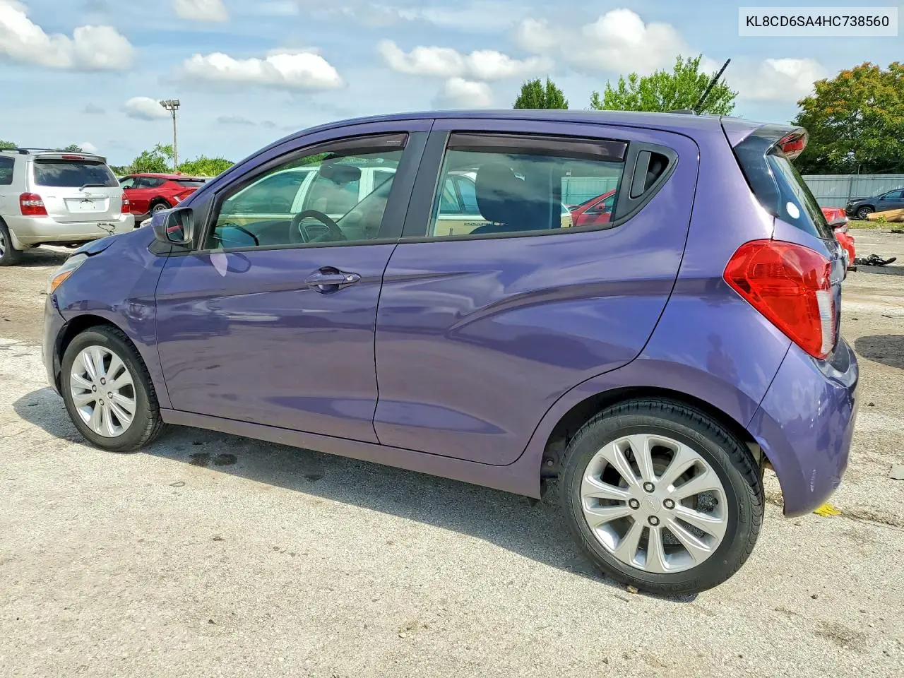 2017 Chevrolet Spark 1Lt VIN: KL8CD6SA4HC738560 Lot: 58290366