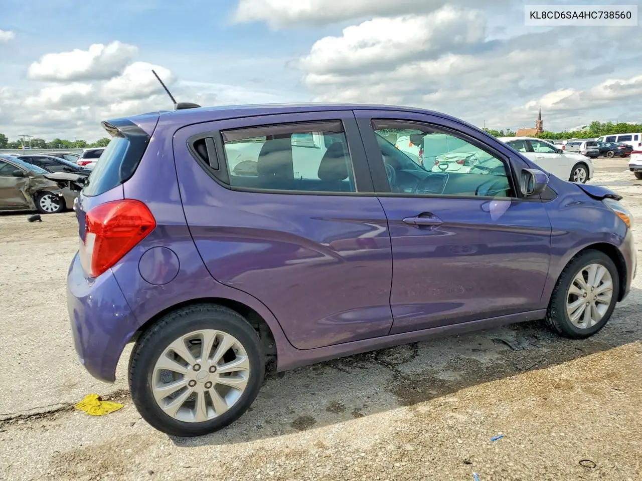 2017 Chevrolet Spark 1Lt VIN: KL8CD6SA4HC738560 Lot: 58290366