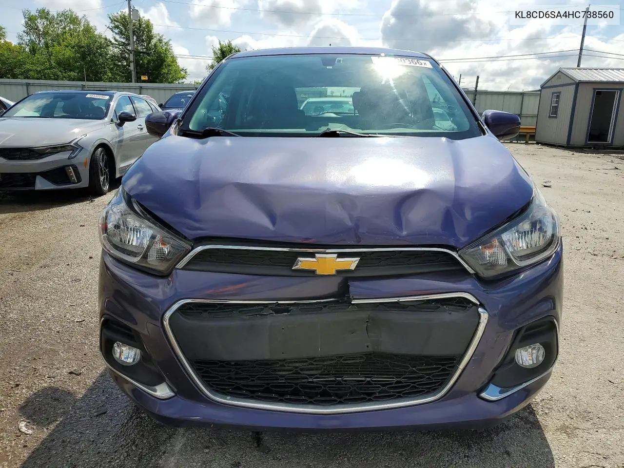 2017 Chevrolet Spark 1Lt VIN: KL8CD6SA4HC738560 Lot: 58290366