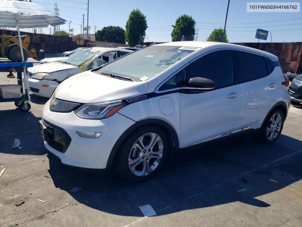 2017 Chevrolet Bolt Ev Lt VIN: 1G1FW6S03H4166762 Lot: 58696406