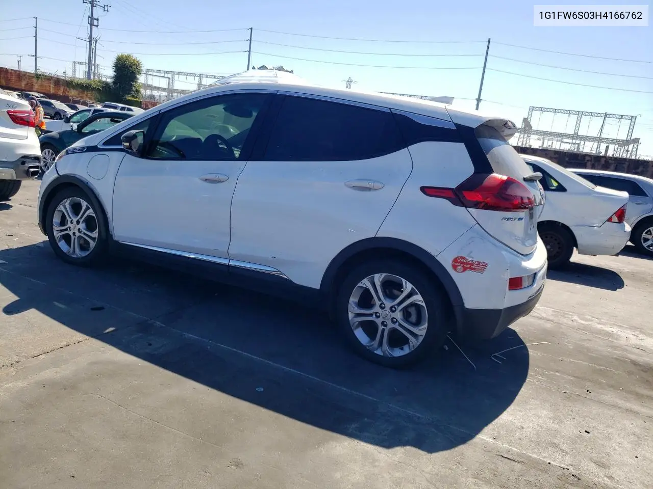 2017 Chevrolet Bolt Ev Lt VIN: 1G1FW6S03H4166762 Lot: 58696406