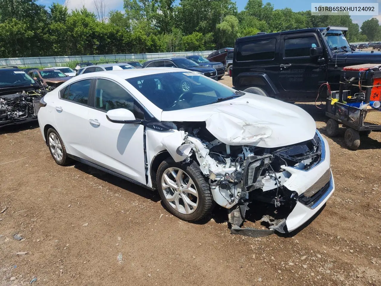 2017 Chevrolet Volt Premier VIN: 1G1RB6S5XHU124092 Lot: 58776966