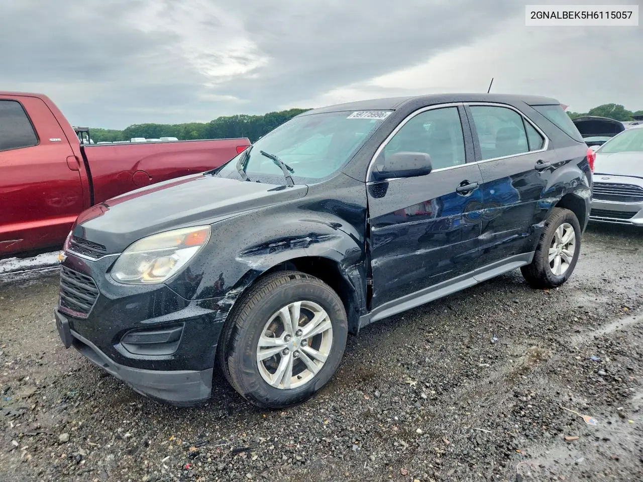 2017 Chevrolet Equinox Ls VIN: 2GNALBEK5H6115057 Lot: 59775996