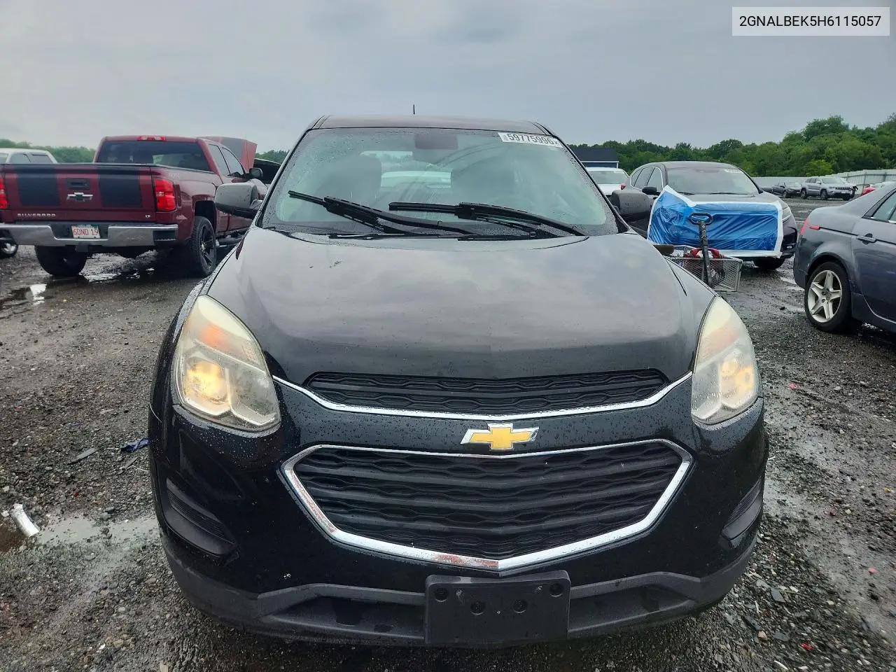 2017 Chevrolet Equinox Ls VIN: 2GNALBEK5H6115057 Lot: 59775996