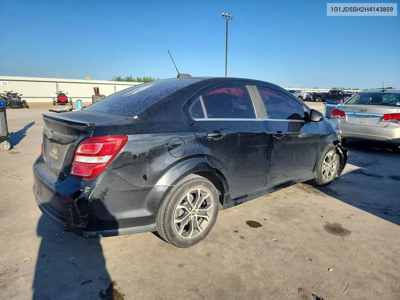 2017 Chevrolet Sonic Lt VIN: 1G1JD5SH2H4143859 Lot: 59863506