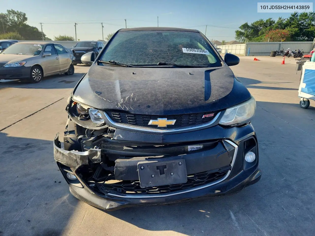 2017 Chevrolet Sonic Lt VIN: 1G1JD5SH2H4143859 Lot: 59863506
