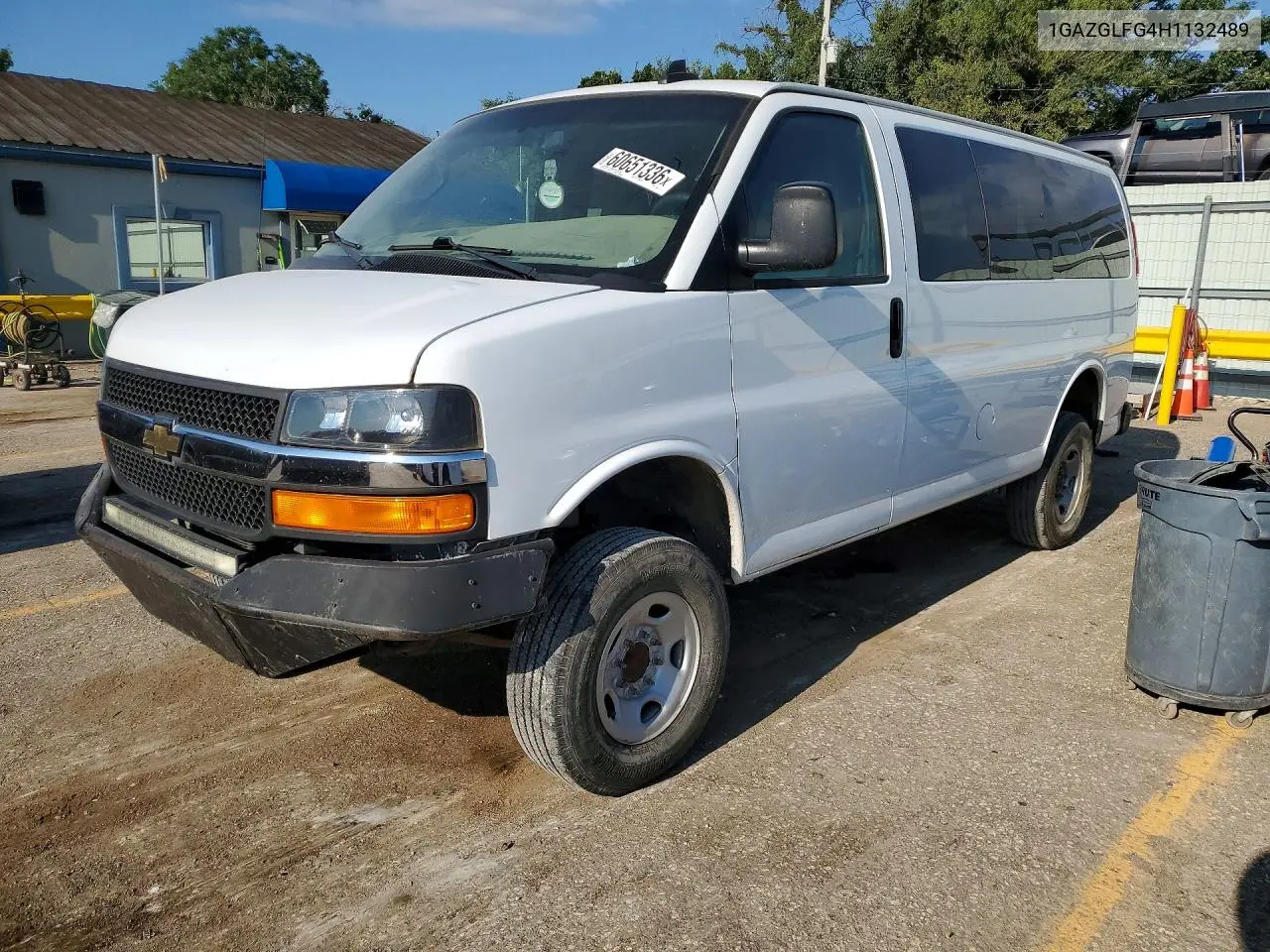 2017 Chevrolet Express G3500 Ls VIN: 1GAZGLFG4H1132489 Lot: 60651336