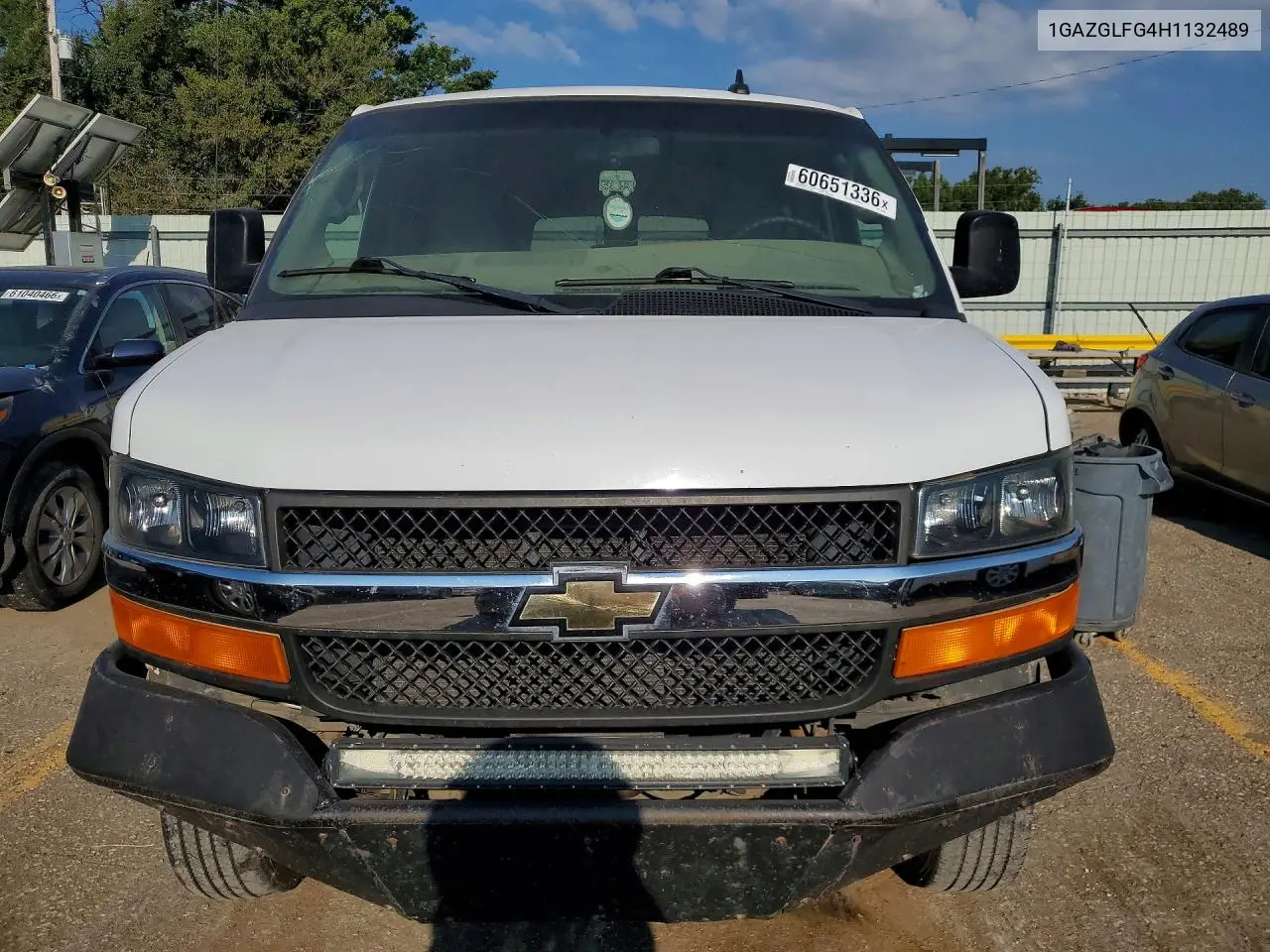 2017 Chevrolet Express G3500 Ls VIN: 1GAZGLFG4H1132489 Lot: 60651336