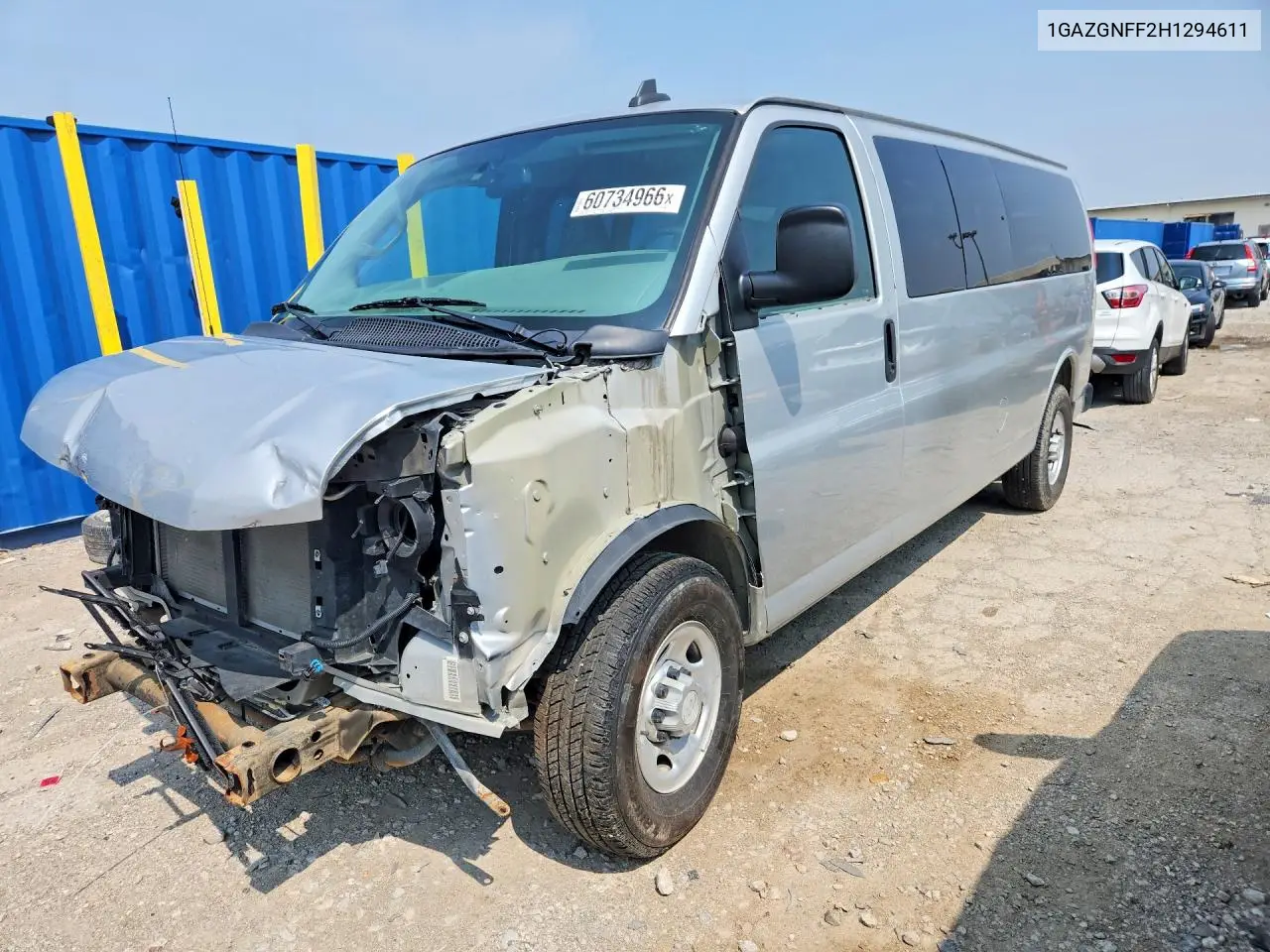 2017 Chevrolet Express G3500 Ls VIN: 1GAZGNFF2H1294611 Lot: 60734966