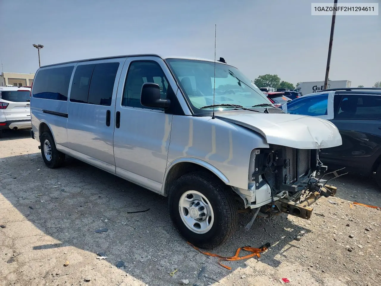 2017 Chevrolet Express G3500 Ls VIN: 1GAZGNFF2H1294611 Lot: 60734966