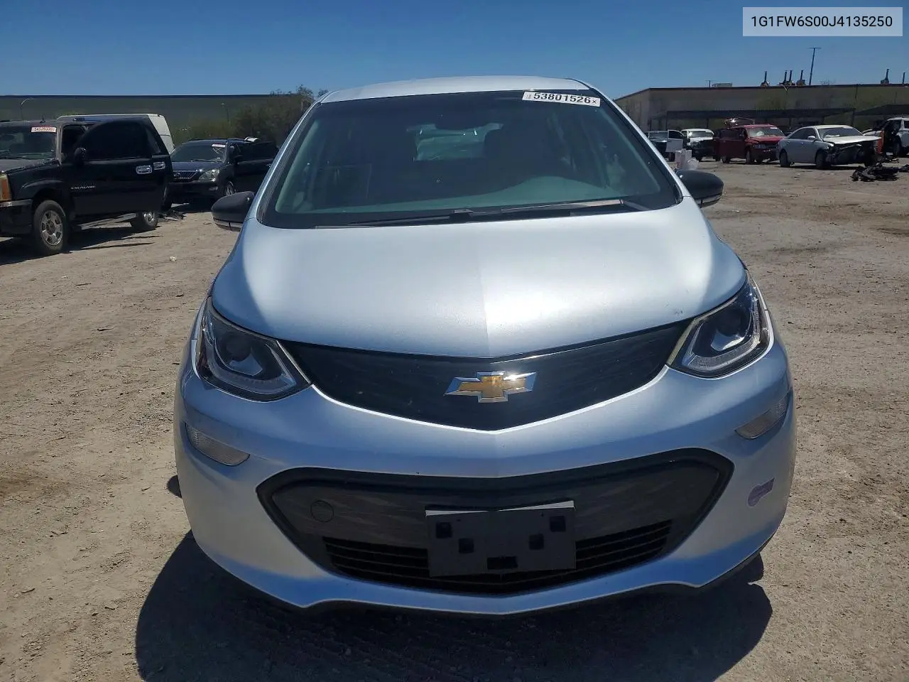 2018 Chevrolet Bolt Ev Lt VIN: 1G1FW6S00J4135250 Lot: 53801526