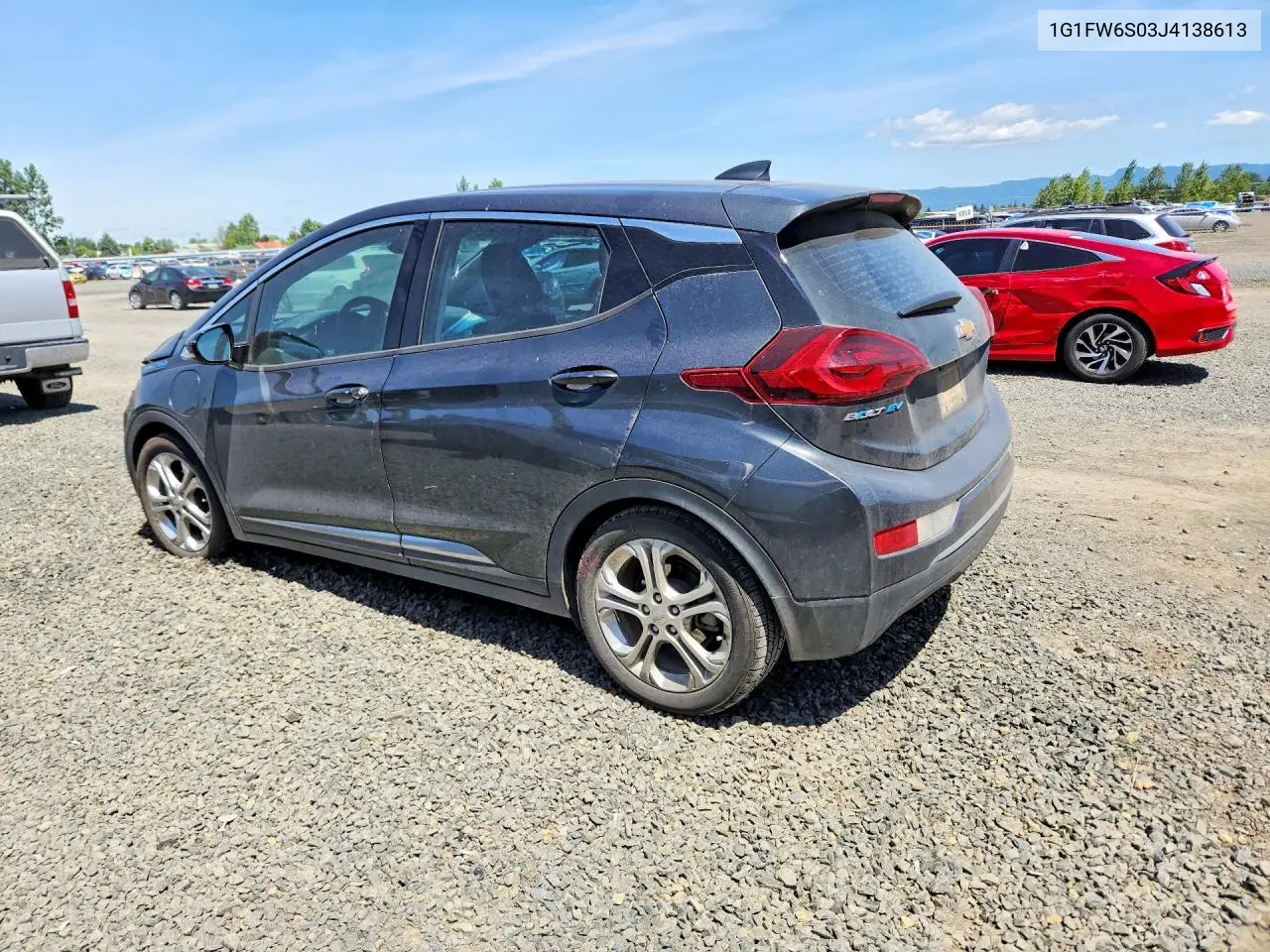 2018 Chevrolet Bolt Ev Lt VIN: 1G1FW6S03J4138613 Lot: 54138126